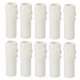 thumbnail image 1 of Uxcell 30x100mm Cubierta de Portalámparas de Vela Base de Candelabro para Candelabro de Estilo Europeo Blanco Paquete de 10, 1 of 6