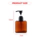 thumbnail image 2 of Paquete de 2 botellas dispensadoras de 250 ml, rellenables, de plástico, para loción, jabón y champú., 2 of 5