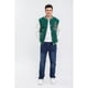 thumbnail image 2 of Chaqueta Universitaria Hombre Gruesa Forro Piel Bolsillos 7579, 2 of 5