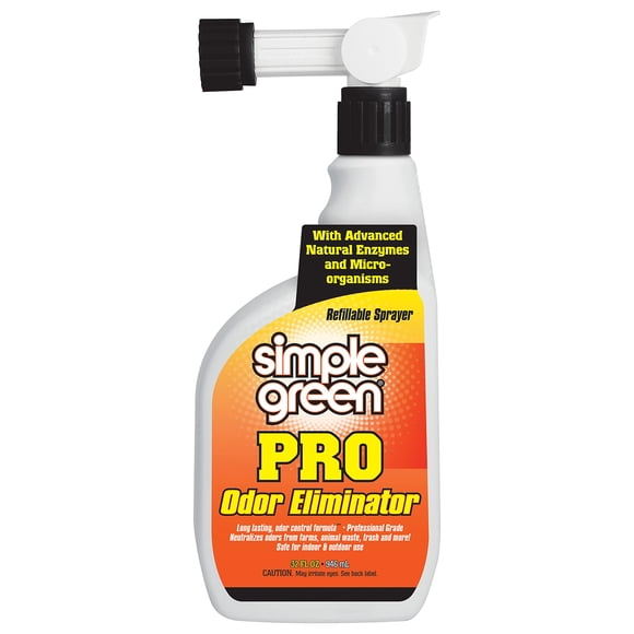 Eliminador de Olores Simple Green 946 ml Pro con Rociador de Extremo de Manguera