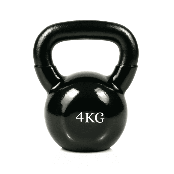 Pesa Rusa Kettlebell 4 kg de Acero con Recubrimiento de Vinilo
