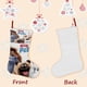 thumbnail image 3 of La Vida Secreta de tus Mascotas Tema: Calcetines de Navidad, fino lino blanco para colgar en escaleras y chimenea, decoración navideña para el hogar, regalo de Navidad. 45cm × 32cm, 3 of 5