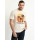 thumbnail image 2 of Polera Manga Corta Cuello Redondo Print Beige beige 2XL, 2 of 4