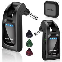 Sistema De Guitarra Inalámbrico New Bee 2.4 Ghz 6 Canales Recargable