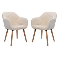 Habita2 Chile - Pack 2 Poltrona Sitial Murano - Beige