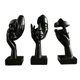 thumbnail image 3 of 3 Piezas De Estatuas De Pensador, Decoraciones De Escritorio Para Sala De Estar, Escritorio, Decoración Del Hogar, Negro, 3 of 5