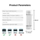 thumbnail image 3 of Memoria USB BORLTER CLAMP 256 GB USB 3.0 Tipo C Plateado, 3 of 7