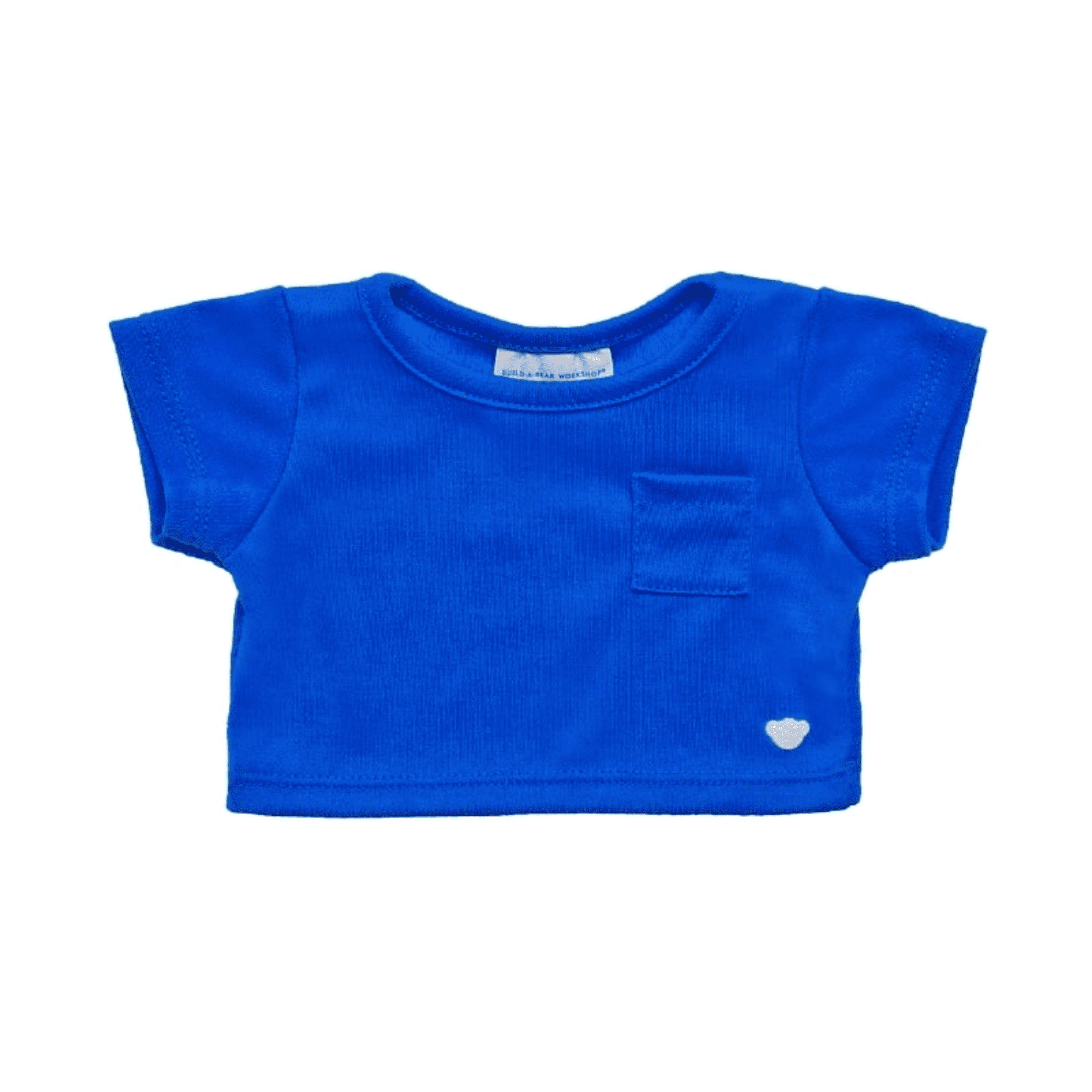 Build A Bear - Polera Azul Bolsillo Build-a-bear