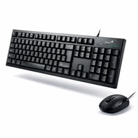 Set Teclado Y Mouse Genius Alámbrico Pc Y Laptop Usb