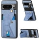 thumbnail image 1 of Funda Resistente para Google Pixel 8 Pro con Tarjetero y Soporte, Diseño Magnético Azul, 1 of 5