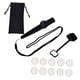 thumbnail image 5 of Bolsa de almacenamiento para Kazoo con cordón, instrumento musical con membranas para espectáculos, presentaciones y regalos para amantes de la música negro, 5 of 5