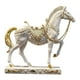 thumbnail image 2 of Estatua De Caballo Ornamento Figura De Arte Coleccionable Para Decoración Del Hogar Oficina Dormitorio Blanco, 2 of 4