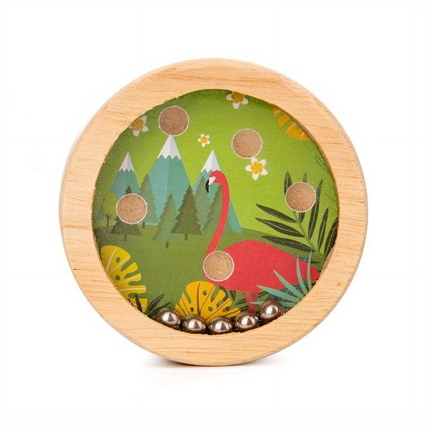 Wooden Children's Beads Kindergarten Gift Baby Puzzle Early Education Montessori Teaching Aids Wooden Small Toys