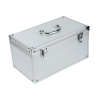 Ioensy - Caja De Herramientas De Aleación De Aluminio, Resistente Al Polvo, Profesional, Versátil, Estuche Rígido Para Herramientas, 30 Cm X 17 Cm X 16 Cm