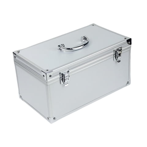 Ioensy - Caja De Herramientas De Aleación De Aluminio, Resistente Al Polvo, Profesional, Versátil, Estuche Rígido Para Herramientas, 30 Cm X 17 Cm X 16 Cm