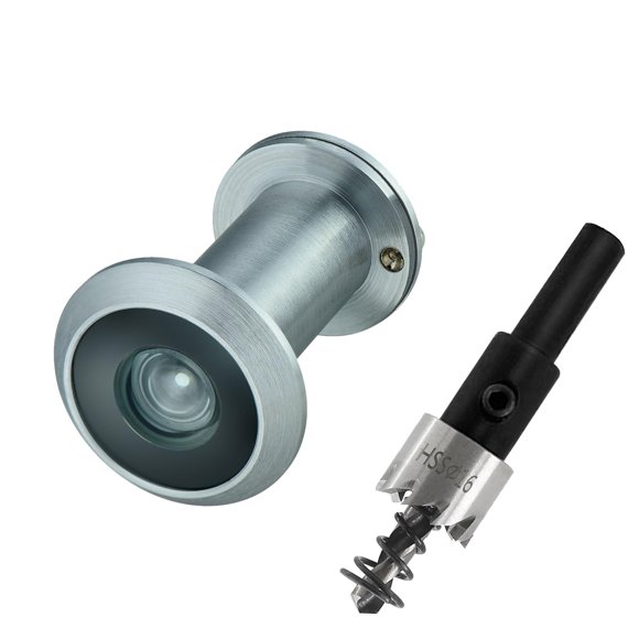 Mirilla de puerta TOGU TG3016 220° latón satinado cromo