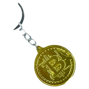 Invencible.Cl⭐⭐⭐⭐⭐ - 𝗟𝗟𝗔𝗩𝗘𝗥𝗢 𝗖𝗢𝗟𝗚𝗔𝗡𝗧𝗘 𝗞𝗥𝗬𝗣𝗧𝗢 Llavero Colgante Cadena Krypto Dorada Aj31
