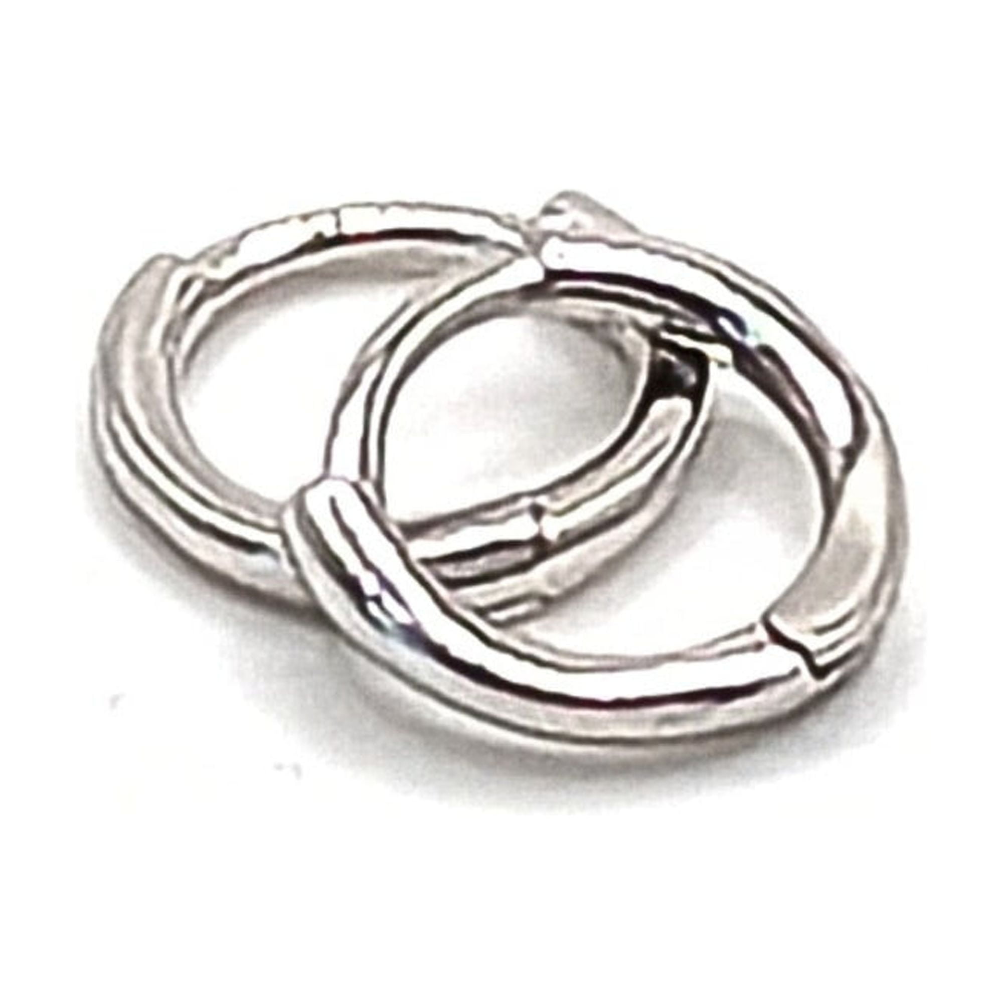 Tiana Joyas - Aros Argolla De Plata 925 De 10 Mm