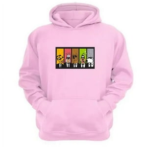 Genérico - Polerón Canguro Perros De La Calle Rosa Talla Xs Unisex