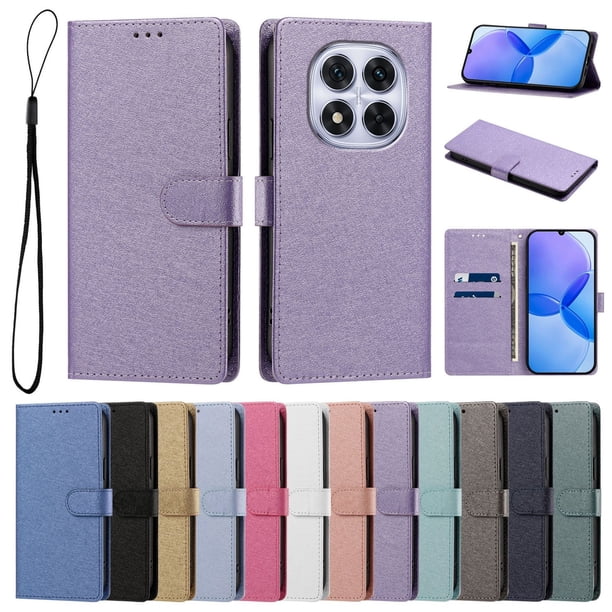 Cartera Protectora para Xiaomi Poco X7 5G con Soporte, Lila