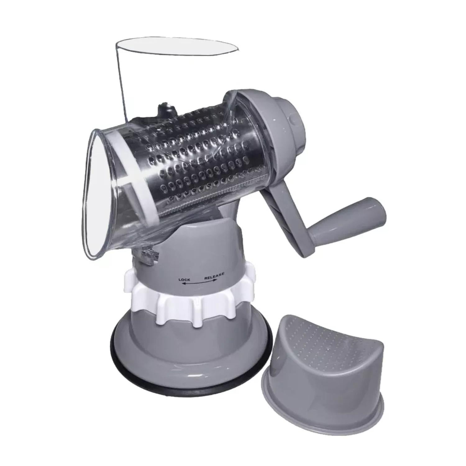 Genérico - Rebanador Cortador Rallador De Verduras Molinillo 3 En 1