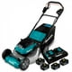 thumbnail image 2 of Cortacésped Autoprp. 21/18V x2 BL1850Bx4 DC18RDX1 Deck Acero, 2 of 2