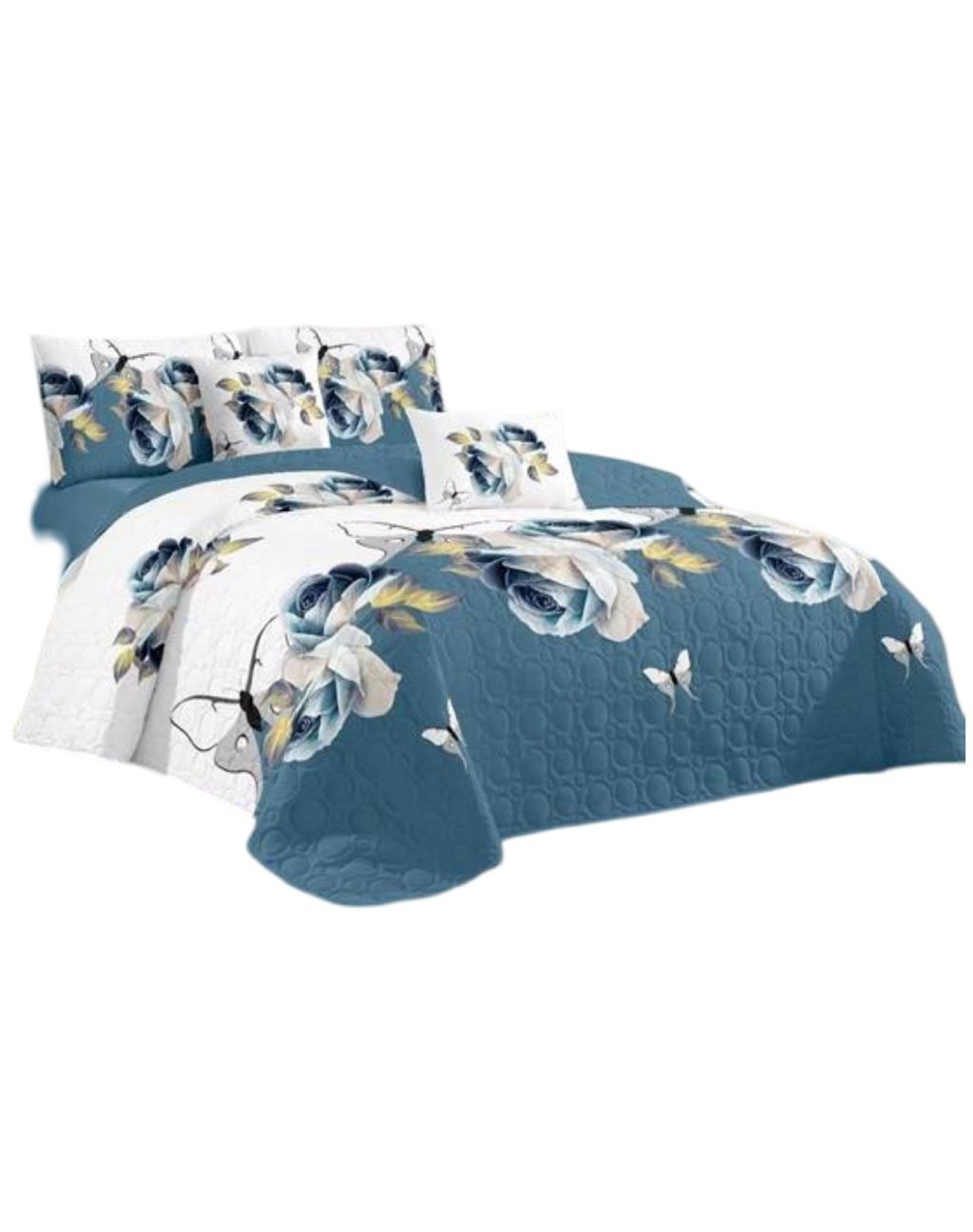 Genérico - Cubrecama Quilt 2 Plazas+2 Fundas Verano Fresco 13N56