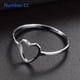 thumbnail image 1 of 1pc Heart Ring for Men - Trendy and Stylish Hollow Out Design for Daily Wear and Gift Giving - Perfect Birthday or Holiday Gift for Boyfriends, 1 of 5