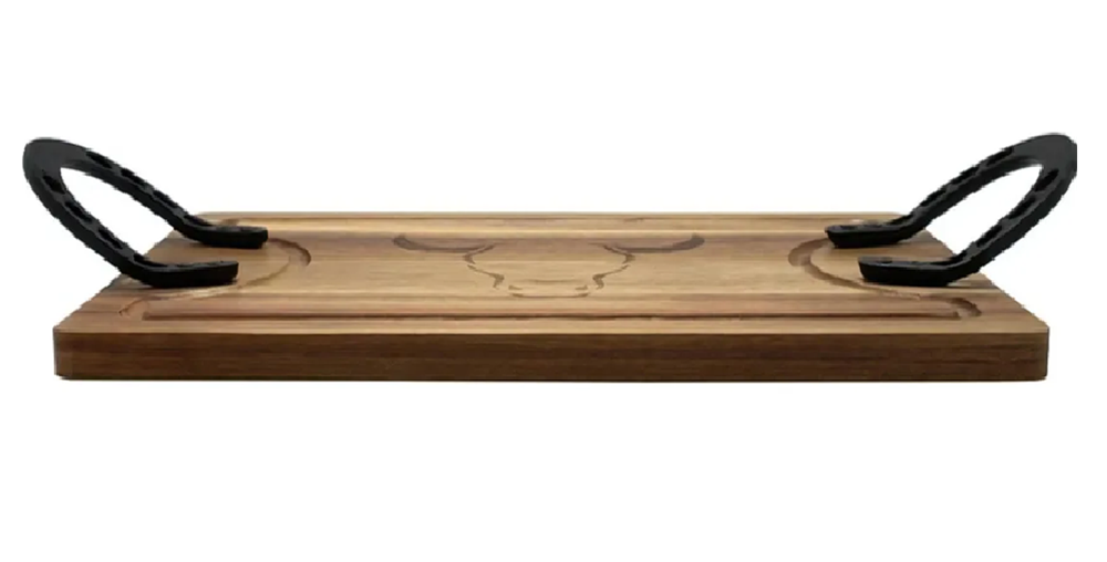 Genérico - Tabla De Cortar Wayu De Madera Limited Small 40X26X03Cm Tabla Herradura Wayu Limited Small Café