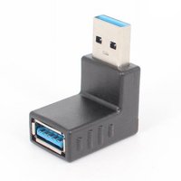 Genérico - Adaptador Usb 3.0 Macho A Hembra 90 Grados