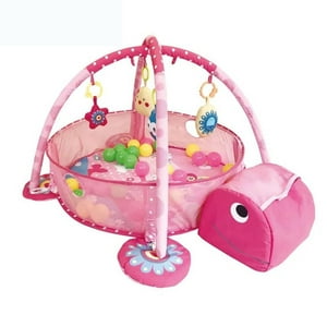 Clickdescuento - Alfombra Gimnasio 3 En 1 De Estimulacion Para Bebe Fucsia M