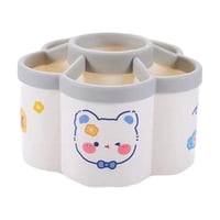 Bothyi - Portalápices Con 6 Ranuras, Vaso Giratorio 360 Para Lápices, Para El Hogar, Encimera, Oficina