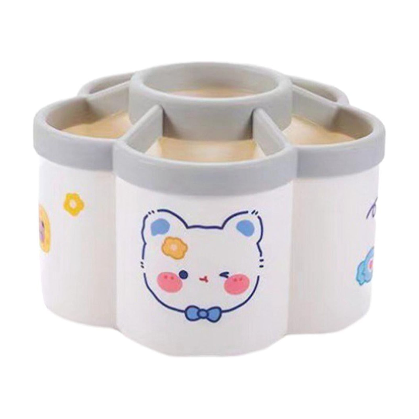 Bothyi - Portalápices Con 6 Ranuras, Vaso Giratorio 360 Para Lápices, Para El Hogar, Encimera, Oficina