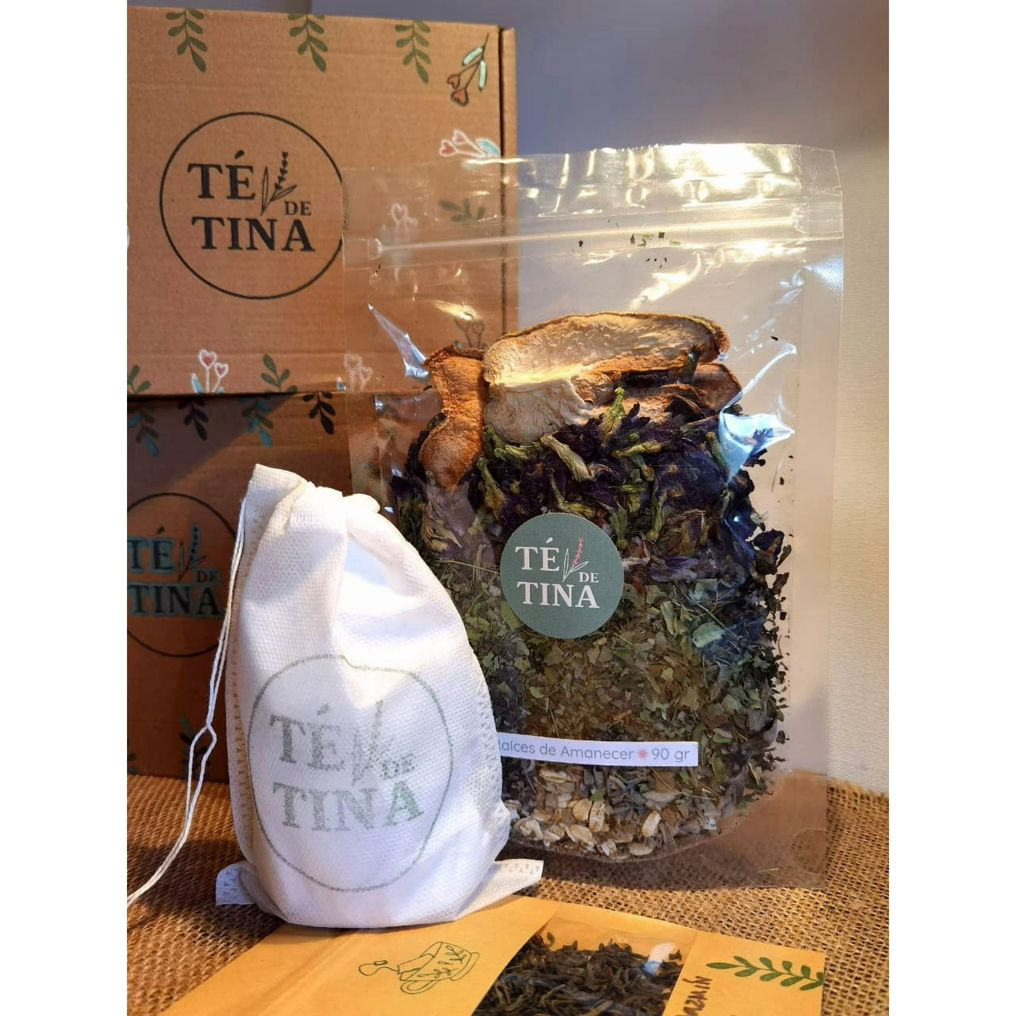 Té De Tina - Bombas De Baño Natural Raíces De Amanecer 90 Gr