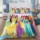 thumbnail image 1 of Princess Girls Bedding Set with Pillow Cases Bedroom Decoration Duvet Cover Set3-Piece Bedding Set (1 Duvet Cover + 2 Pillow Shams), 1 of 5