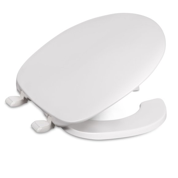 Asiento de inodoro redondo de plástico blanco Centoco DSAMAZ22-001