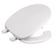 thumbnail image 1 of Asiento de inodoro redondo de plástico blanco Centoco DSAMAZ22-001, 1 of 2