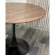 thumbnail image 2 of Mesa Tulip Base Negra Cubierta Madera Redonda 80cm, 2 of 3