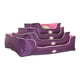 thumbnail image 4 of Cama Reversible Doble Color Perro Talla S Morado Mascan, 4 of 5