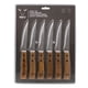 thumbnail image 1 of Juego Cuchillos Prm 6pcs Wayu 14cm Asado Bbq Cocina, 1 of 4