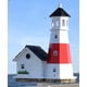 thumbnail image 2 of Casa para pájaros Home Bazaar Montauk Point Lighthouse con 2 cajas nido, 2 of 9