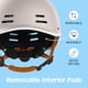 thumbnail image 5 of Casco de bicicleta Retrospec Remi para hombre y mujer, acabado mate Bone, talla L, 5 of 6