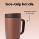 thumbnail image 5 of Taza de viaje Owala SmoothSip Slider de acero inoxidable, 700 ml, 5 of 7