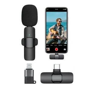 Novystor - Micrófono Inalámbrico Con Adaptador Celular Tipo C Y Iphone