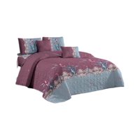 Genérico - Cubrecama Quilt 2 Plazas+2 Fundas Verano Fresco 13N23