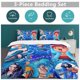 thumbnail image 5 of The Straw Hat Pirates Bed Duvet Cover Funny Anime Cartoon Bedding Sets Lightweight 3 Piece Comforter Sets, 5 of 5