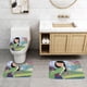 thumbnail image 2 of Mulan Princesa Disney Juego de 3 alfombras de baño de coral fleece: tapete de baño + alfombra de inodoro en forma de U + funda de tapa de inodoro en forma de O, 2 of 6
