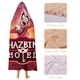 thumbnail image 4 of Manta Capa con Capucha Desmarcar Hazbin Hotel 100x130 cm, 4 of 6