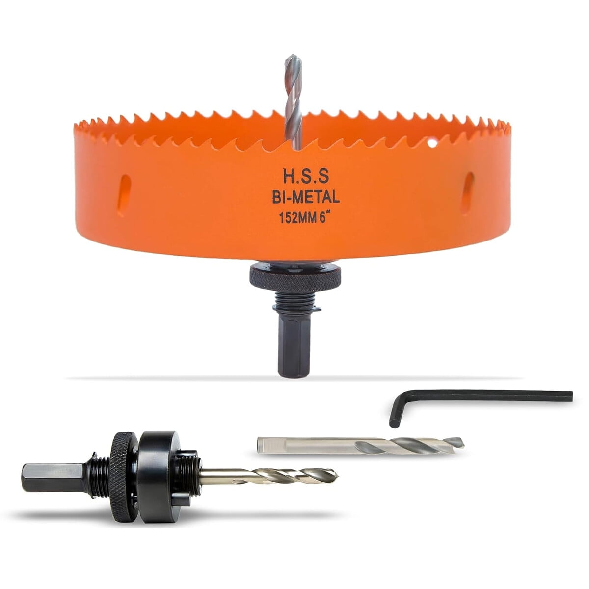 Sierra Copa Vikiton 6 Pulgadas Bimetal Con Arbor Metal Madera