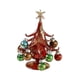 thumbnail image 3 of Figuras En Miniatura De Adornos De árbol De Navidad De Cristal Rojo Para Escritorio De Fiesta, 3 of 5